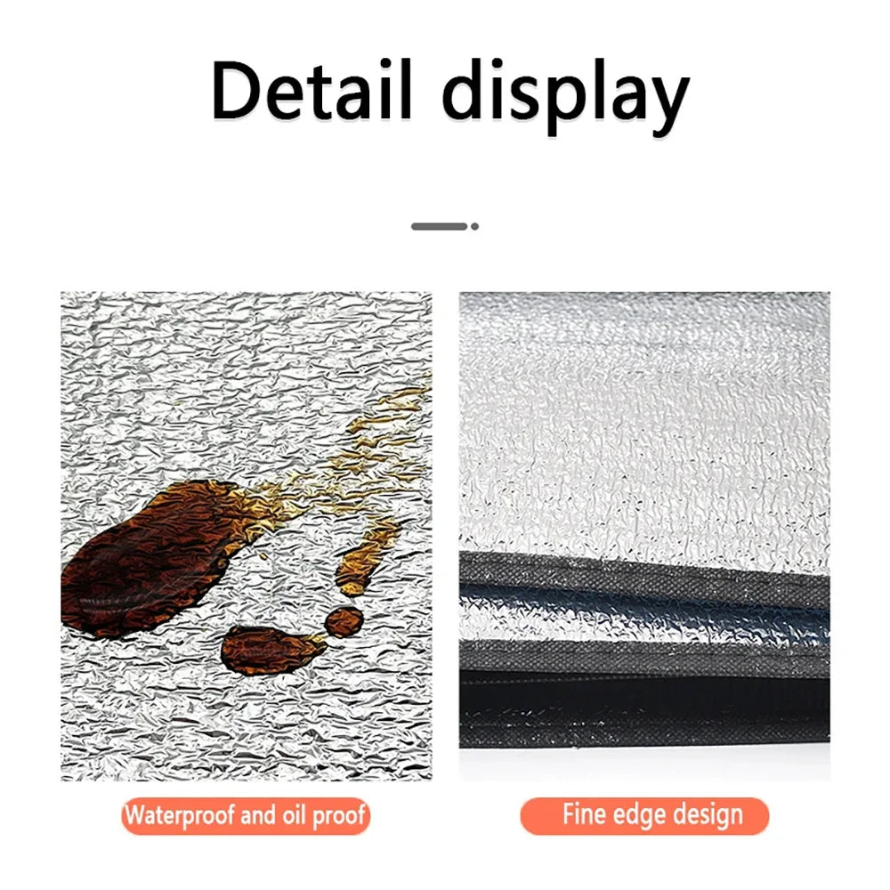 Aluminum foil picnic mat, outdoor portable tent mat, double-sided moisture-proof mat, beach picnic party, thermal insulation mat
