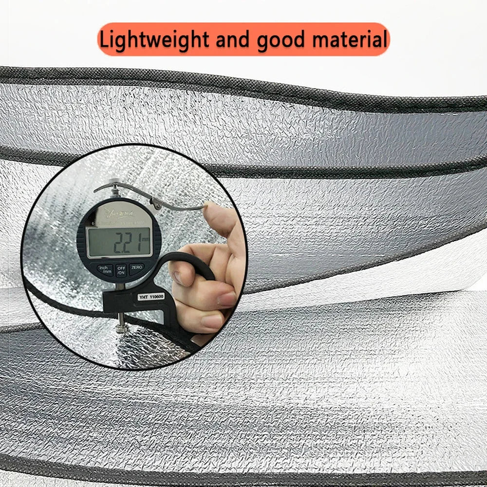Aluminum foil picnic mat, outdoor portable tent mat, double-sided moisture-proof mat, beach picnic party, thermal insulation mat